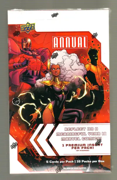 2022 23 UPPER DECK MARVEL ANNUAL FACTORY SEALED HOBBY BOX, View more
