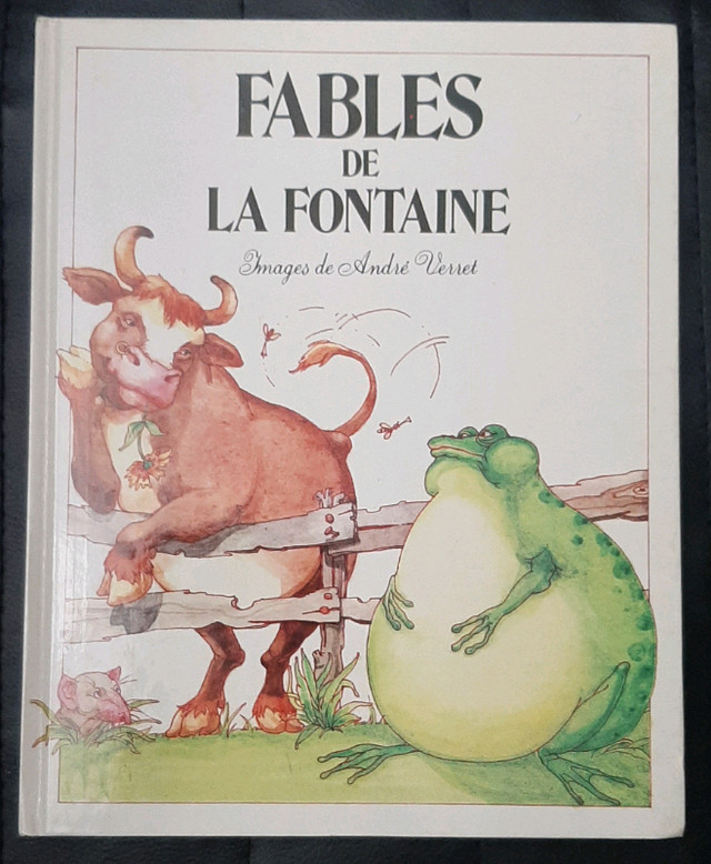 Beau Livre Illustré Les Fables de Lafontaine dans Art et objets de collection  à Trois-Rivières