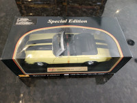 1:18 Diecast Maisto 1972 Chevrolet Chevelle SS454 Conv Yellow