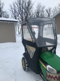 100 series  John Deere weather enclosure snowblower cab