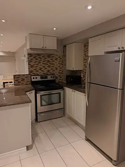 1 bedroom basement apartment at Midland and Kingston road in Scarborough. $1600 per month everything...