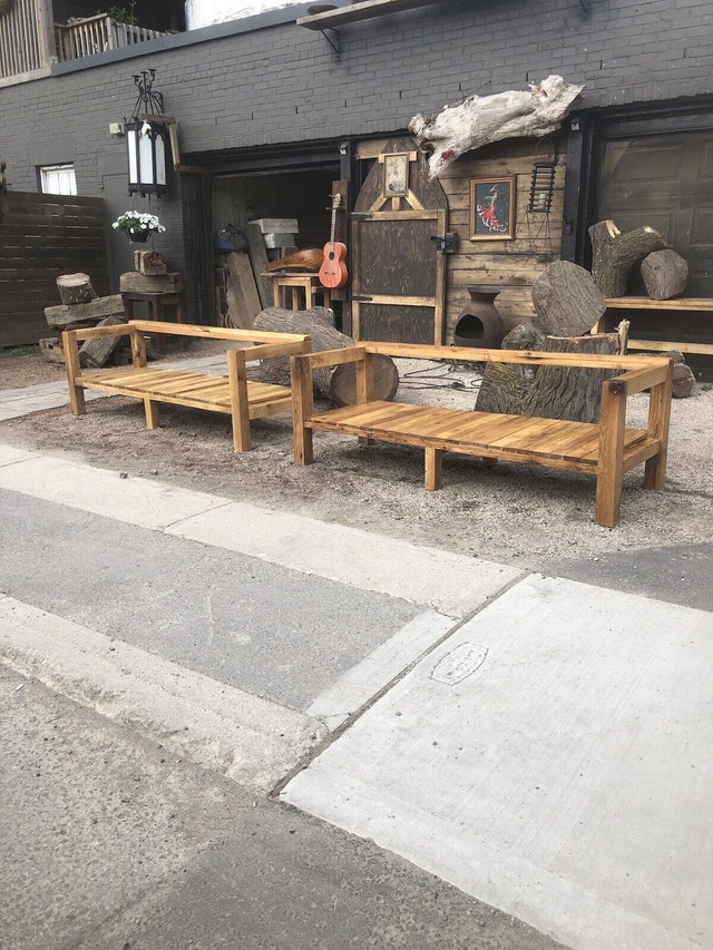 Solid wood sectionals, couches and chairs for outdoor Couches & Futons City of Toronto Kijiji