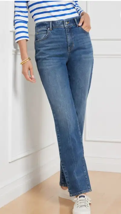 NEW - Women's High Waist, Relaxed TALBOTS jeans, Size 10, View more
