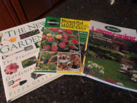 3 GARDENING & LAWNSCAPING BOOKS