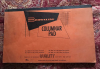 Vintage Brownline Columnar Pad
