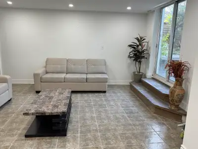 Brampton- Two bedrooms walkout basement, fully furnished available for rent. Best location. Big Fort...