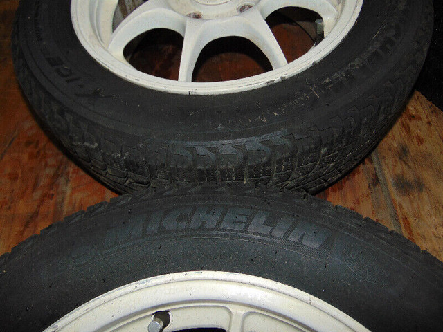 195-60-15 MICHELIN WINTER TIRES ACURA INTEGRA DC2 MAG WHEELS JDM dans Moteur, Pièces de Moteur  à Ouest de l’Île - Image 4