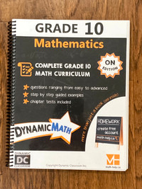 Dynamic Math - Grade 10 Mathematics - new