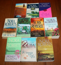 10 NOVELS Nora Roberts; Series $5.00 All IN