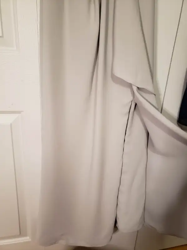 Vera Wang Silver Grey Bridesmaid Dress (David’s Bridal) in Wedding in Ottawa - Image 5