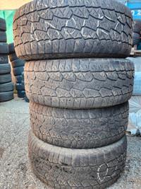 4 used 275 55 20 Hankook Dynapro tires
