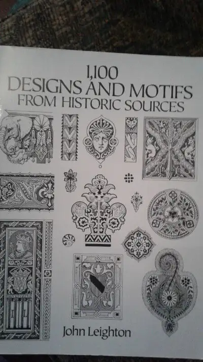 1,100 designs and motifs from historic sources by John Leighton.