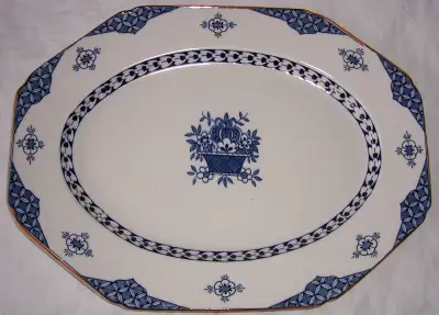 Blue Bombay platter