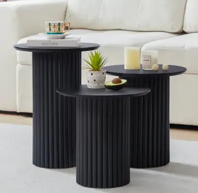 Modern Black Coffee/Side Tables, View more