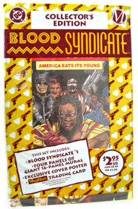 DC COMICS  1993 BLOOD SYNDICATE #1 SEALED with CARD & POSTER