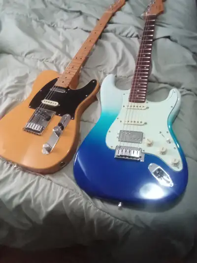 Fender player plus Stratocaster and Telecaster. These were an upgrade to the player series with lock...