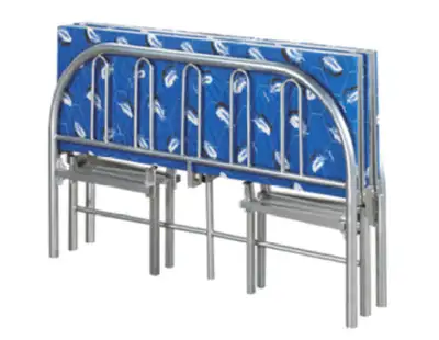 BRAND NEW SEALED  BOX SINGLE  FOLDING METAL  BED , View more