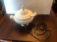 Vintage Electric Heated Soup Tourine with Ladle. 