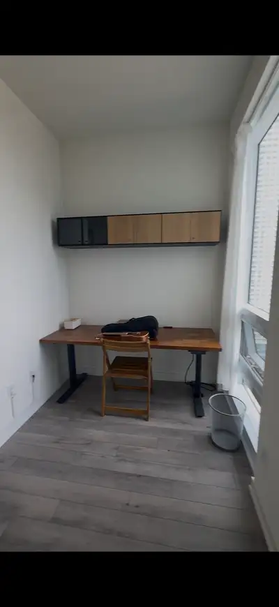 Large wood standing desk, View more