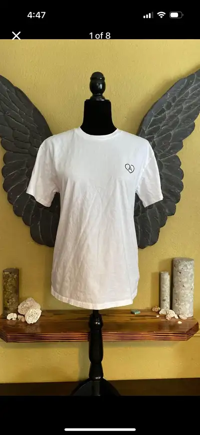 New without tag White Size small Pit to pit 18” Length 25”