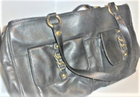 Wilson's Leather LARGE LEATHER PURSE Woman's Black Purse