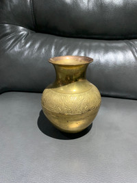 Brass Vessel 7.5” high / top diameter 4” / East end P/U