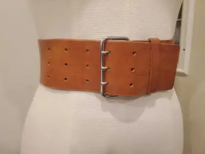 Vintage leather Belt, View more