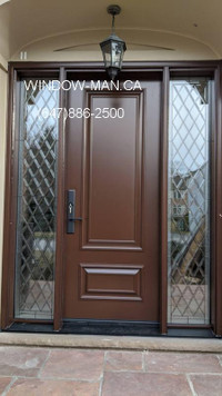 TwoSideLites Front Door Entry   Supply Install