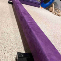 Purple balance beam 