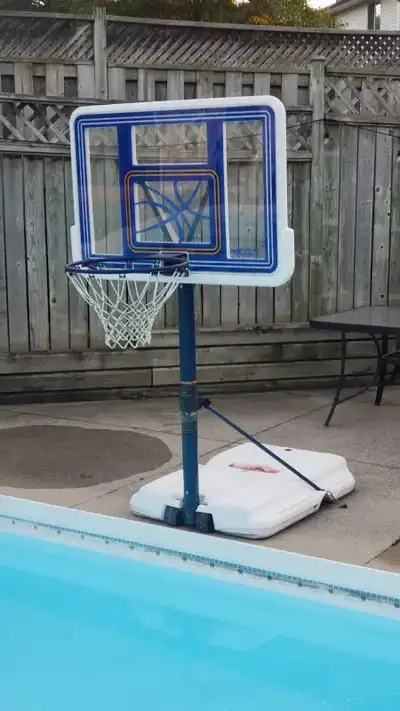In great condition. Retails for $500+. Lifetime's Poolside Basketball Hoops are a fun addition to yo...