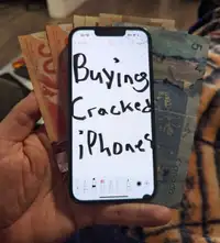 Buying damaged cracked broken old or brand new electronics