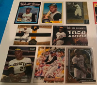 Baseball Great Roberto Clemente 14 Diff Cards + Pirates Sticker