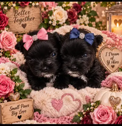 YORKSHIRE TERRIER PUPPIES ( WILL BE VERY SMALL), View more