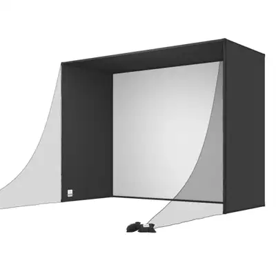 Rain or Shine Golf SwingBay Golf Simulator Enclosure, View more