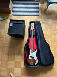 Electric Bass Guitar -  Essentials Pack