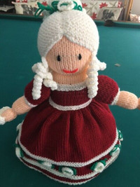 Topsy Turvy Doll 2 In 1 Doll Cinderella & Cinders Hand Knitted