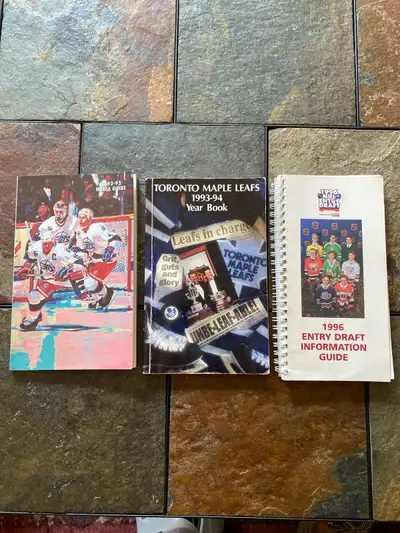 92/3 Jets Media Guide, 93/4 Leafs YrBook, 96 EntryDraft, View more