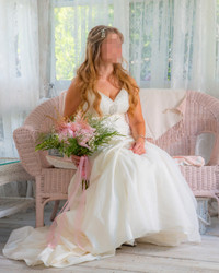 Trumpet/Mermaid Spaghetti Straps Sleeveless Wedding Dress