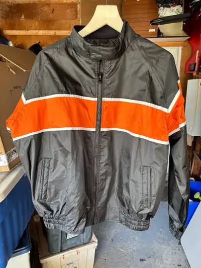 motorcycle rain jacket XL , View more