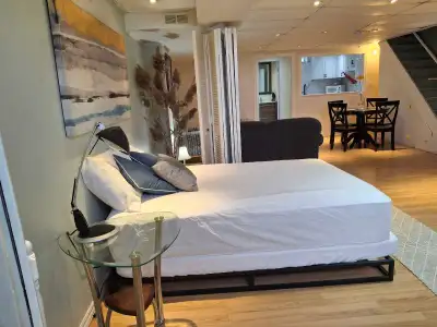 Beautiful clean studio basement for rent in Woodbridge. Fully furnished. All utilities included. 1 p...