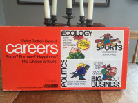 Careers Parker Brothers Game Fame Fortune Happiness an 1971