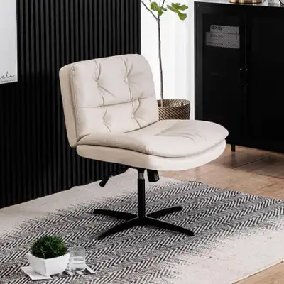 Office Desk Chair, Large Size Armless Hom Office Desk Chair Vani, View more
