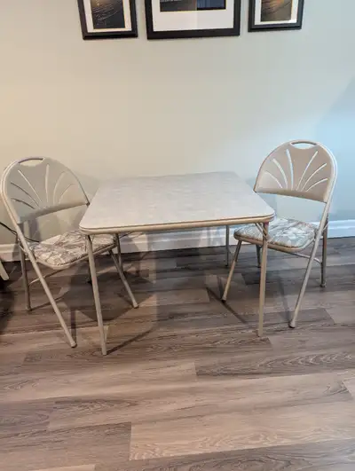 Card Table and chairs, View more