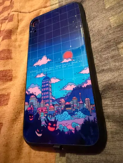 *TESTED* iPhone XR Pokémon Themed Glass Glow Up Case, View more