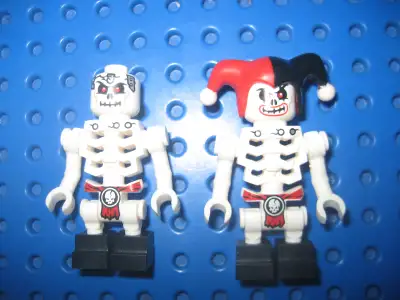Both skeleton minifigures for $10 or: njo0023 Frakjaw (Skulkin) - Vertical Grip Hands $2 njo0247 Kra...