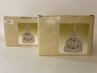 English Butler Christmas Church Decor (lighted) 2 NEW in Box!