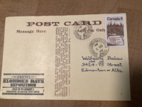 Vintage Edmonton Klondike Days Post Card