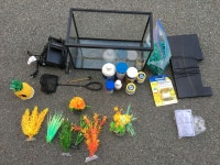 Top Fin 5g Aquarium Kit with tons of Accessories!
