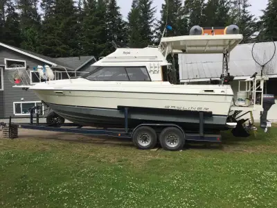 1992 Bayliner 2556 Ciera Convertable 9'6" beam,many upgrades, Covered Custom rear deck with side cur...