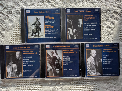 5 remastered vintage recordings by the great Spanish master Pablo Casals. These wonderful recordings...